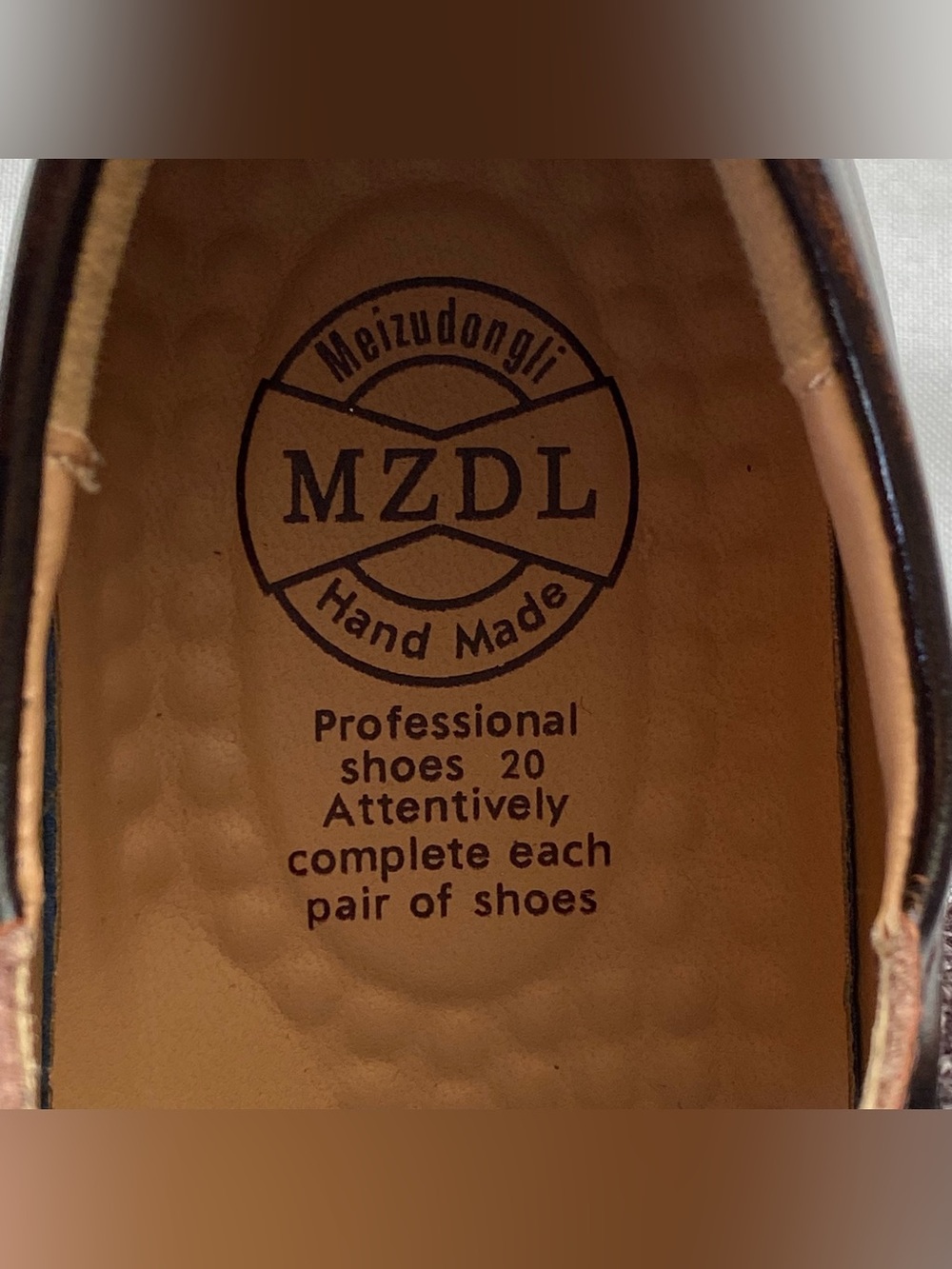 Meizudongli Brown Leather Mary Jane Chunky Platform Shoes 8/8.5 Y2K Revival - Picture 11 of 15